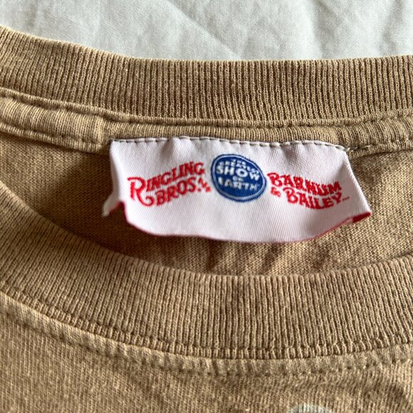 The Greatest Show On Earth Ringling Bros Barnum & Bailey Circus Tiger Cotton - Picture 7 of 12